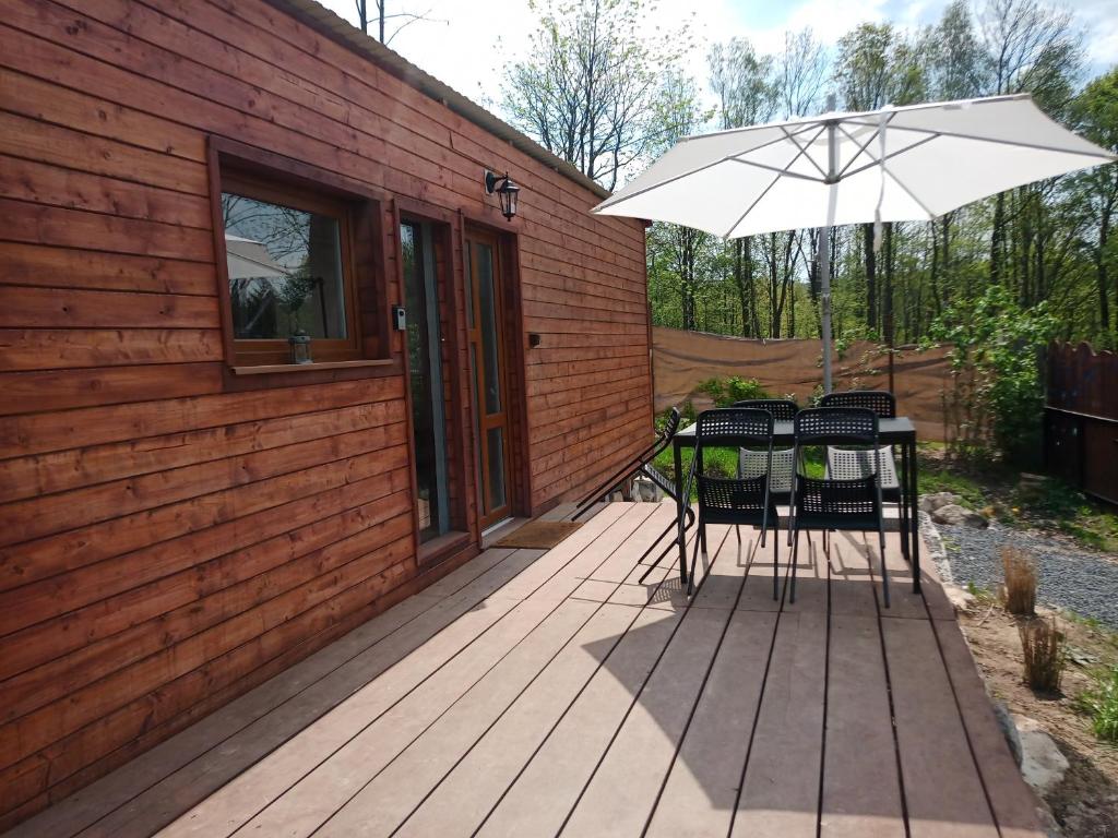 Patio nebo venkovní prostory v ubytování Fox House Tisá / Rájec