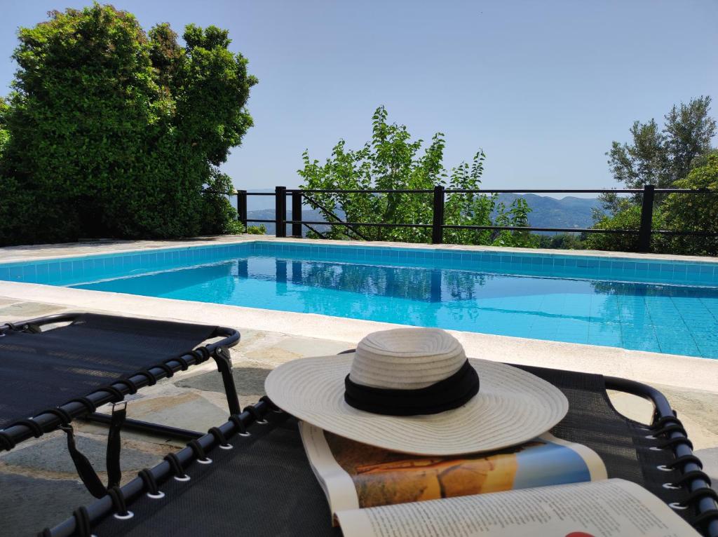 Bazén v ubytování Villa VERA - private villa for 8 guests with pool nebo v jeho okolí