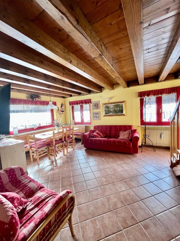 Posezení v ubytování Chalet Orchidea