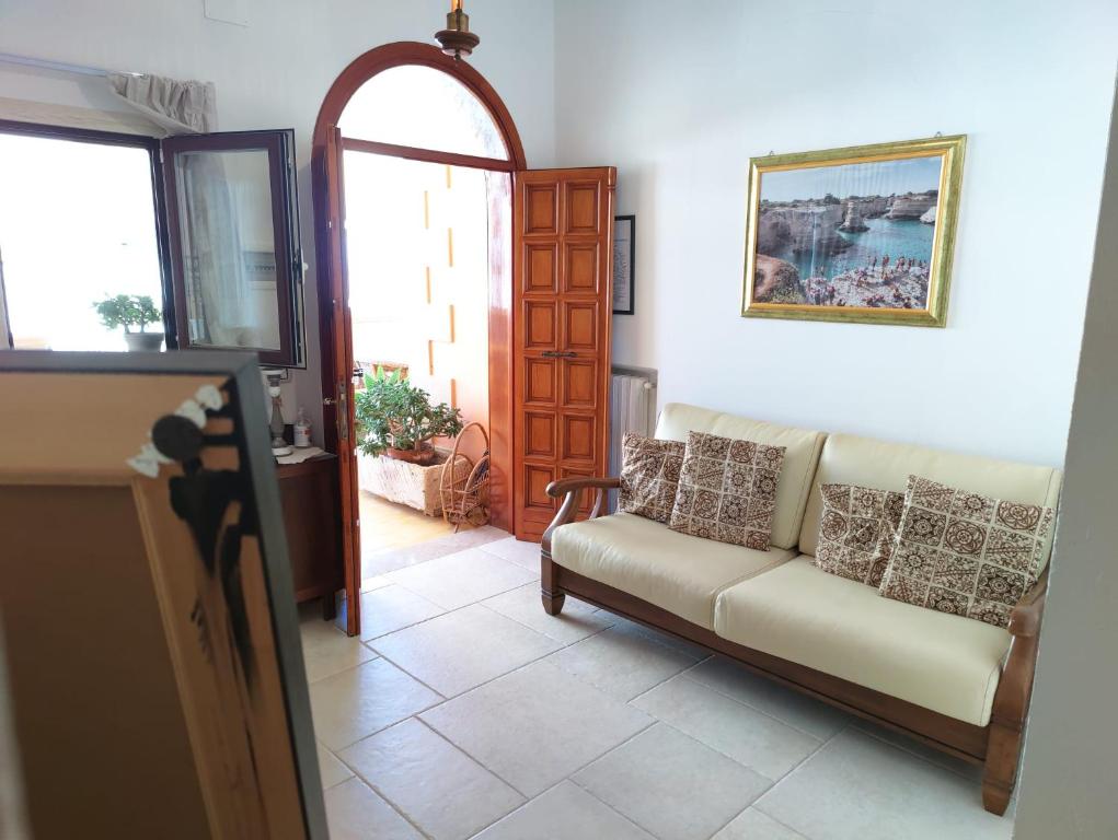 A seating area at La Nuova Casetta