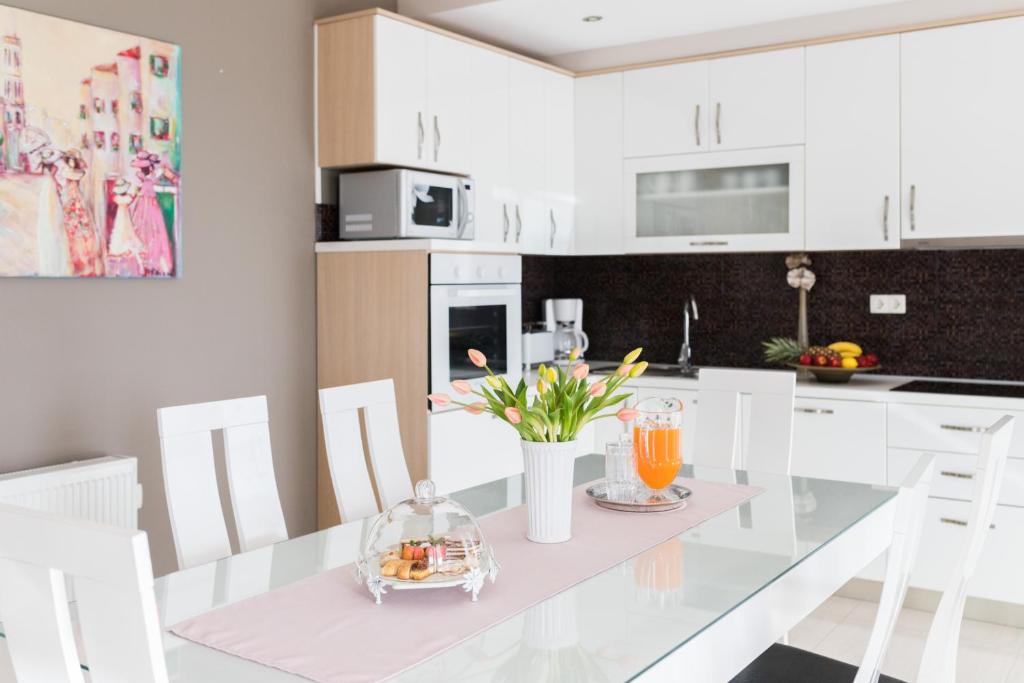 Kuchyňa alebo kuchynka v ubytovaní Turta apartment