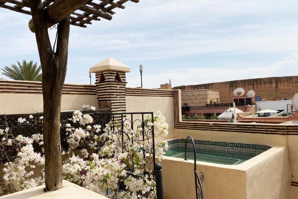 Bazén v ubytování RIAD OF THE STORKS - Exclusive use for up to 17 persons nebo v jeho okolí