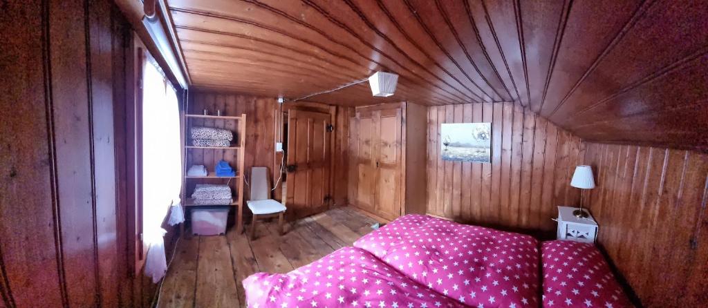 Postel nebo postele na pokoji v ubytování Wettermatte