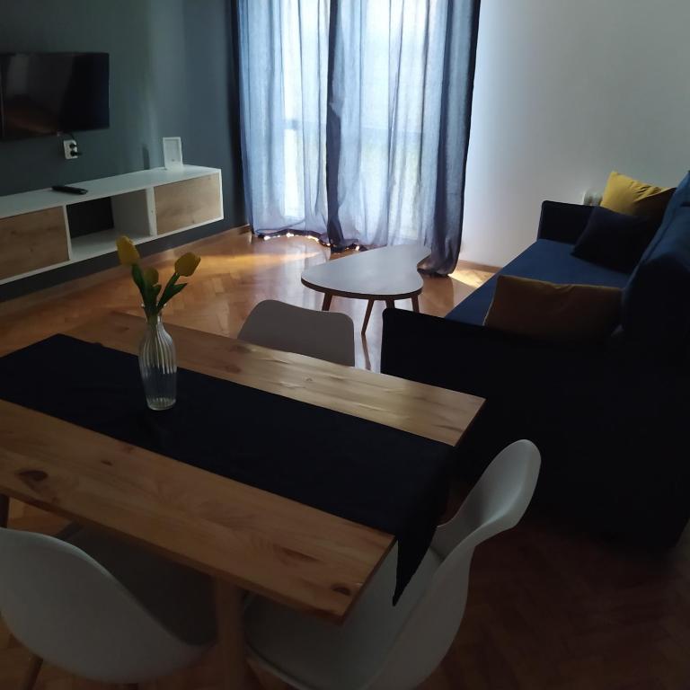 Posedenie v ubytovaní Apartament Aksamitny