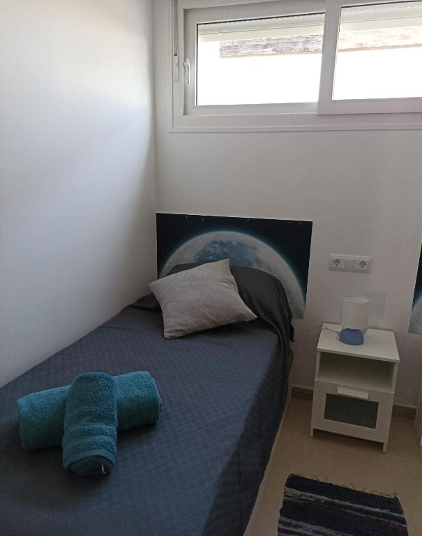 Postel nebo postele na pokoji v ubytování Fabuloso Atico En Terrazas De La Torre