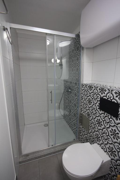 Koupelna v ubytování Phiros B&B