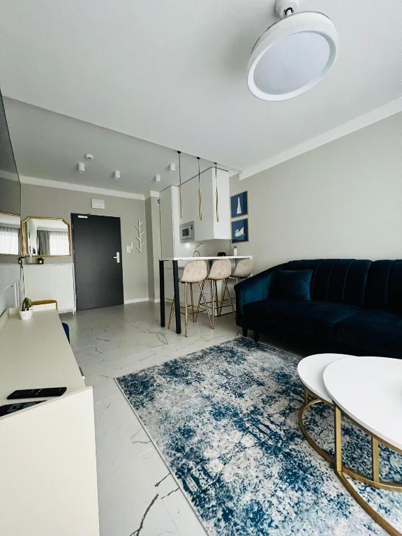 Posedenie v ubytovaní Apartament BLUE Baltica 2 pokoje Jastrzębia Góra