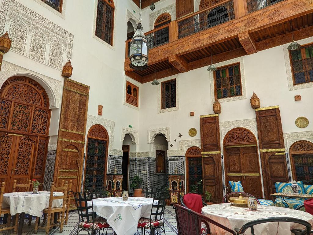 Restaurace v ubytování Riad Fès Center