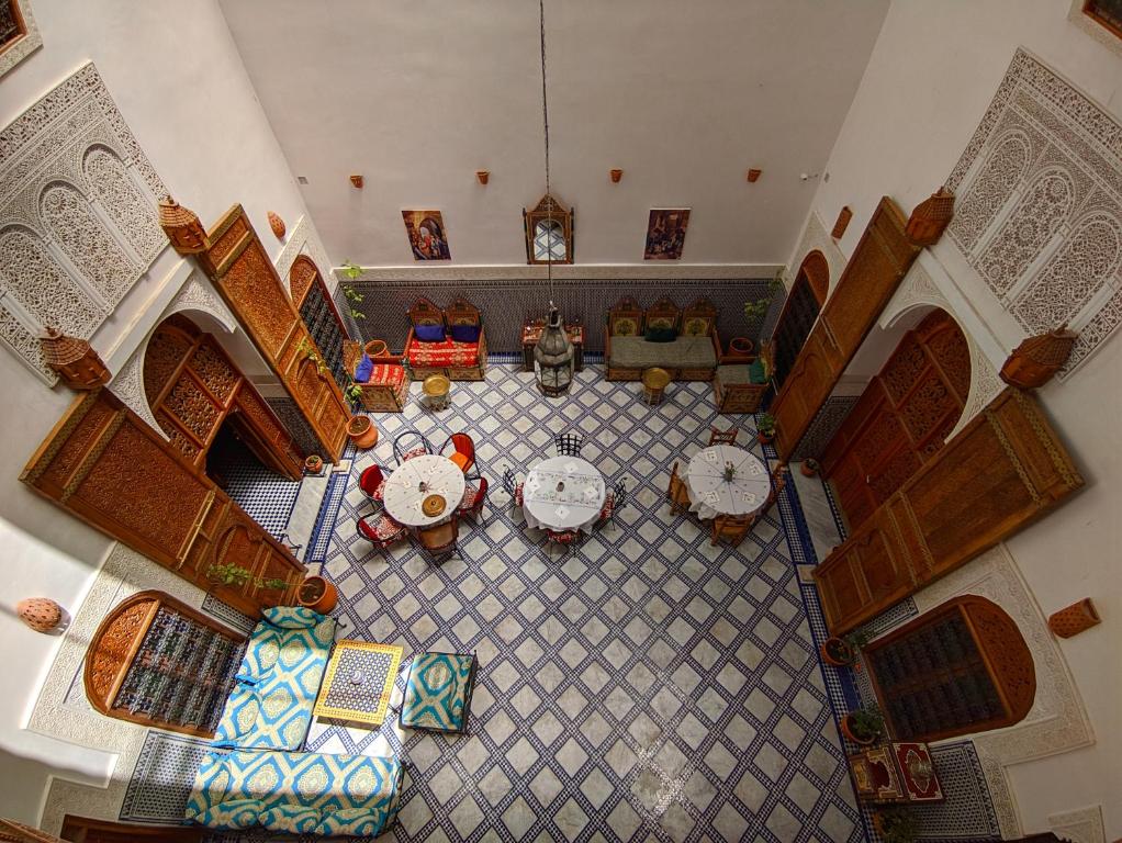 Posezení v ubytování Riad Fès Center