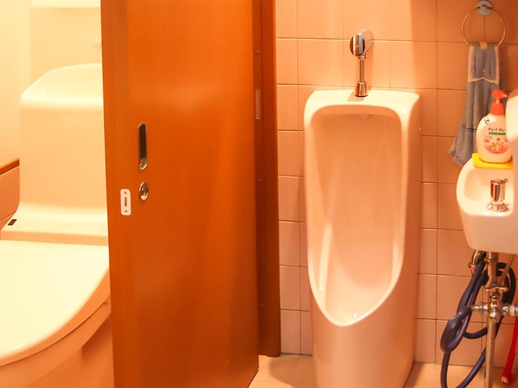 Koupelna v ubytování Oyama Guesthouse Kyoto