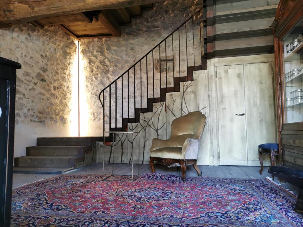 Posezení v ubytování B&B con SPA il Castello di Lucawest