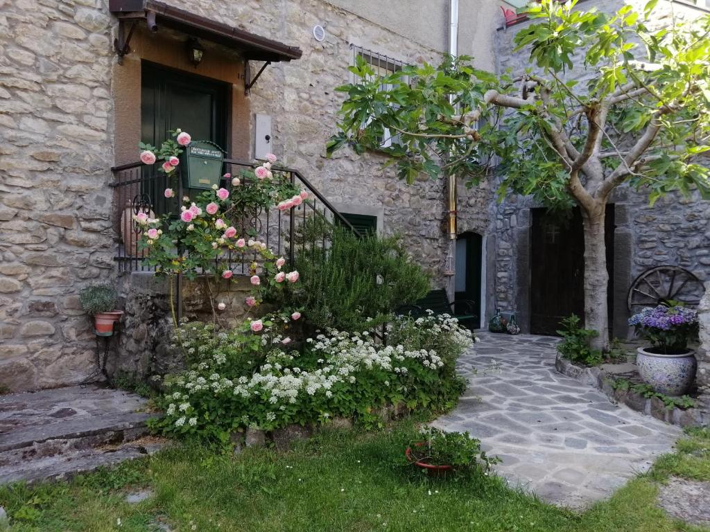 Vonkajšia záhrada v ubytovaní B&B Alle Ortensie Blu