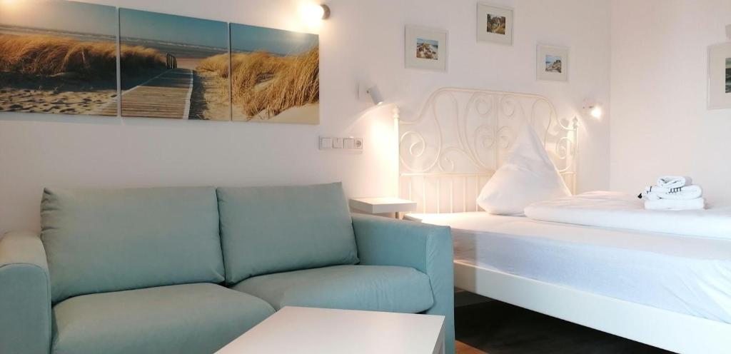 Postel nebo postele na pokoji v ubytování App-Friesenkoje