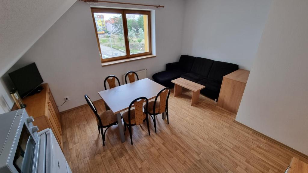 TV a/nebo společenská místnost v ubytování Apartmány Znojmo