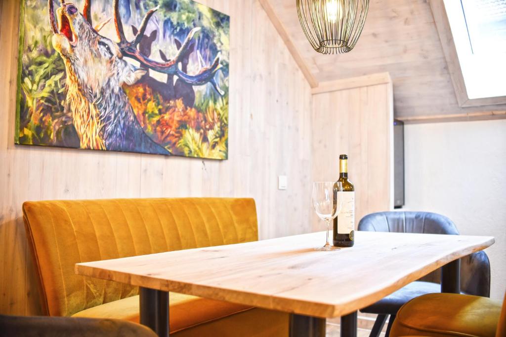 Posezení v ubytování Haus8 – dein Genussferienhaus