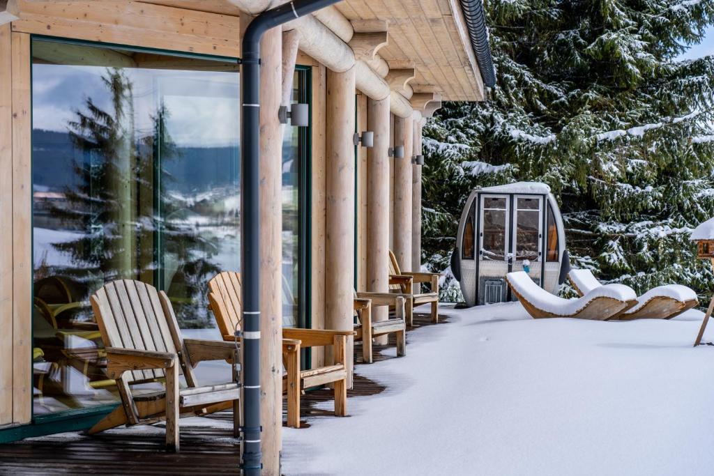Hotel Jens Weissflog v zimě