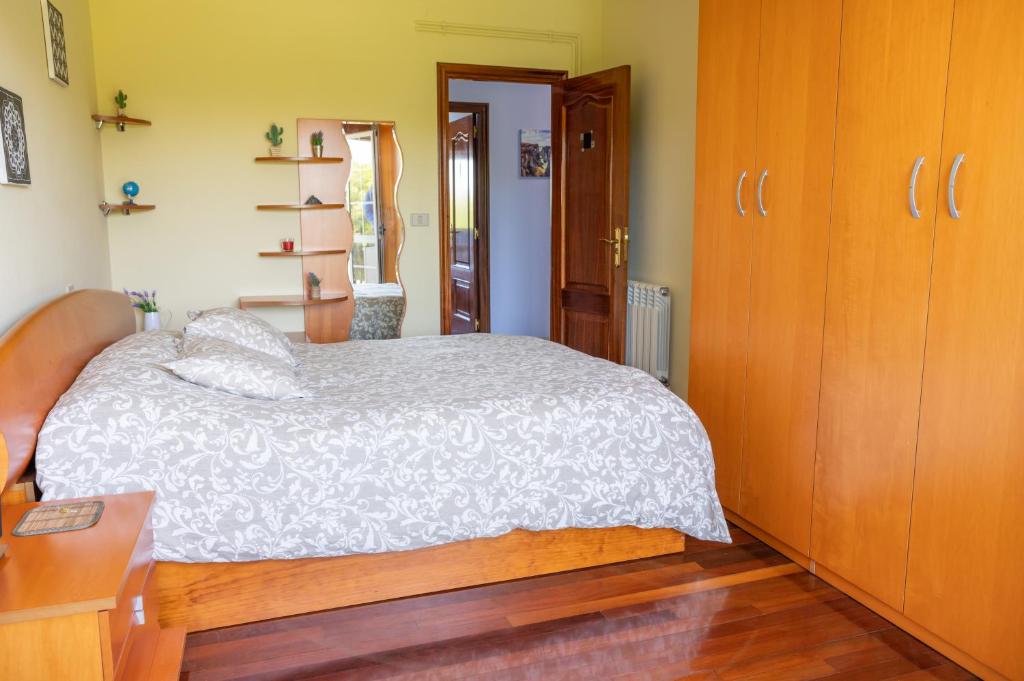 Postel nebo postele na pokoji v ubytování Apartamento Ultreia