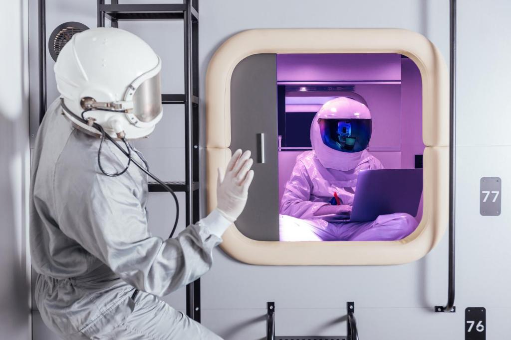 Fotografie z fotogalerie ubytování Capsule Hotel Constellation 89 ve Lvově