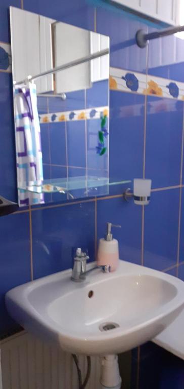 Koupelna v ubytování Villa Svalyavа