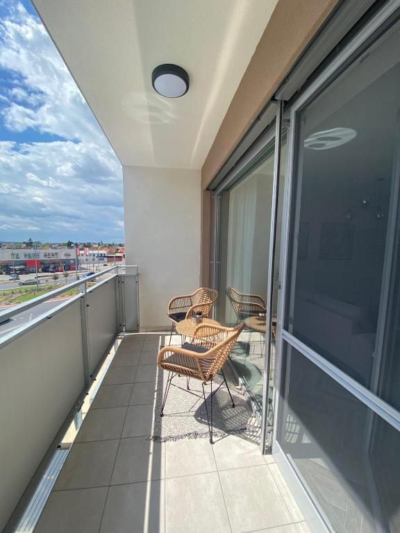 Balkón nebo terasa v ubytování Apartment Gradus