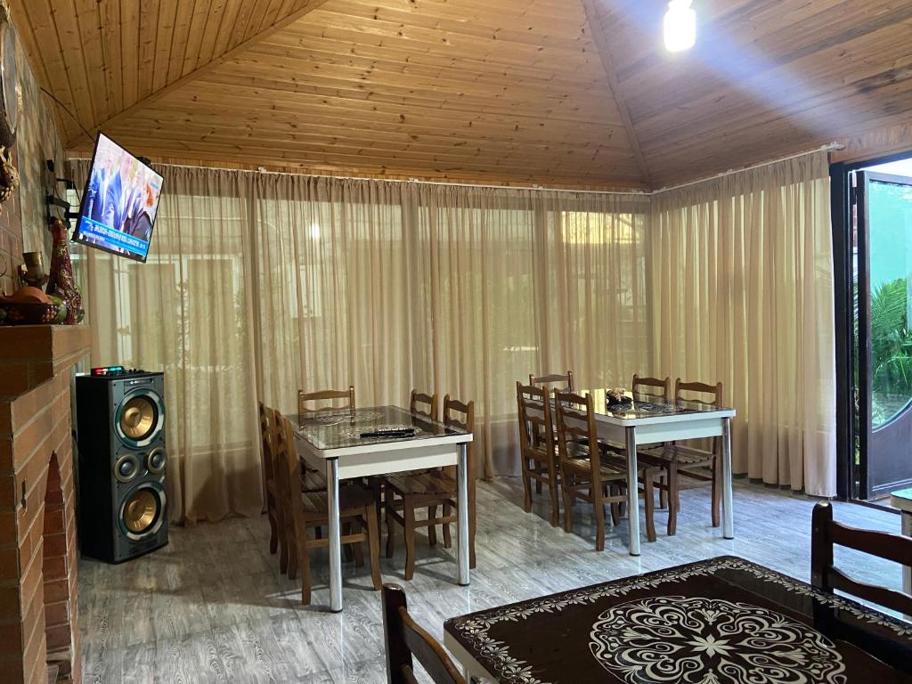 TV a/nebo společenská místnost v ubytování Hotel Doko