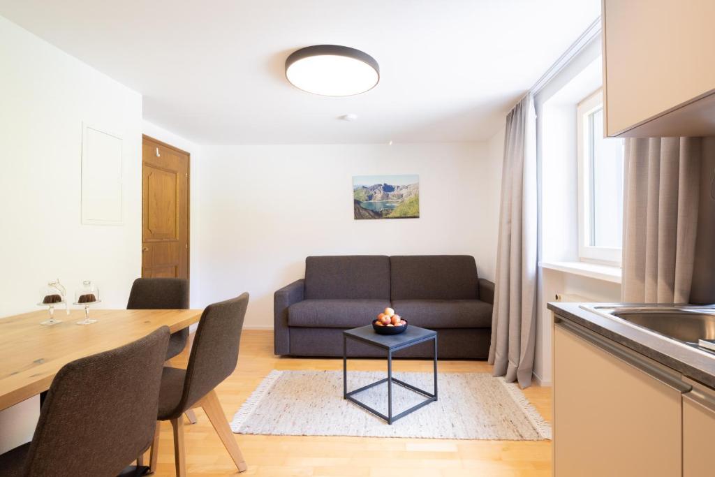 Posezení v ubytování Haus Amatschon