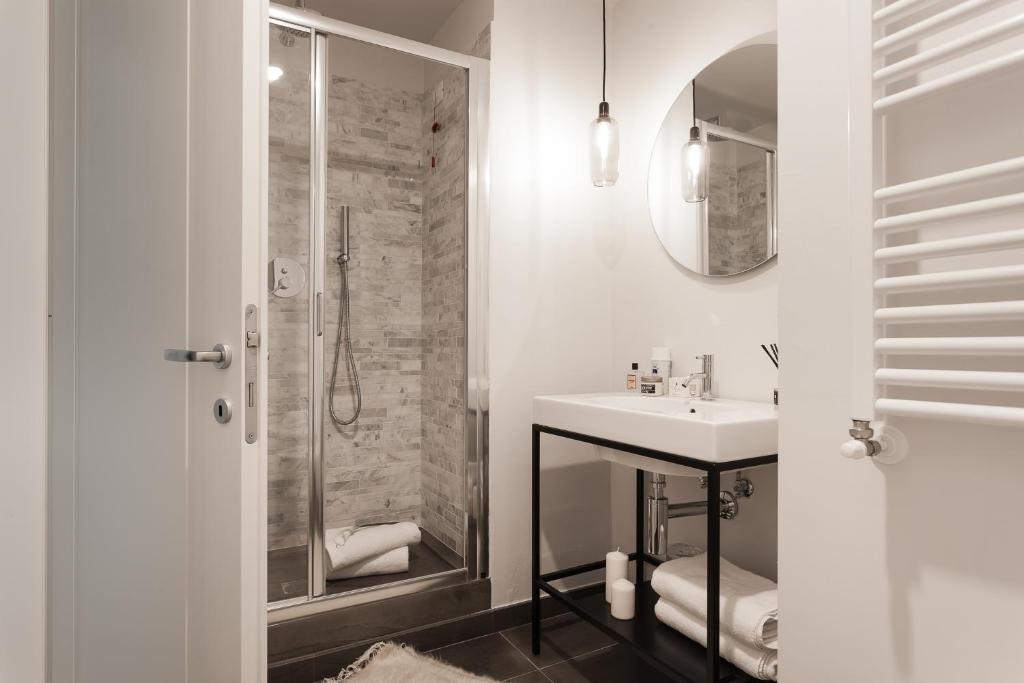 Koupelna v ubytování B&B Lorena Suites