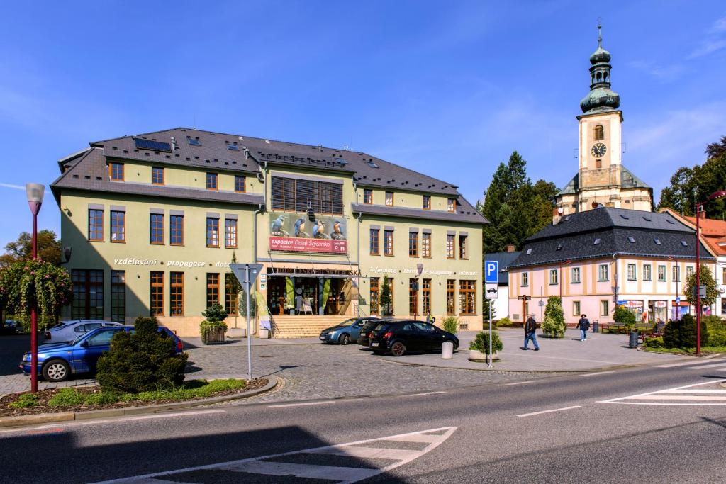 Budynek, w którym mieści się apartament