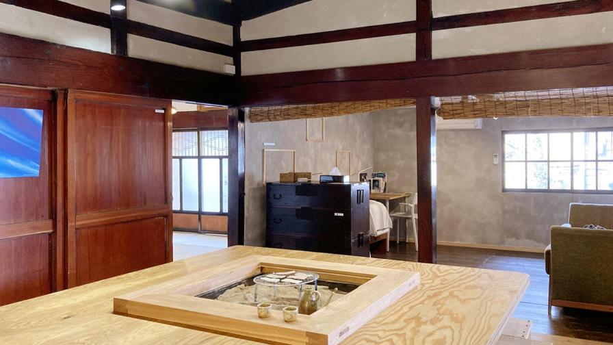 Kuchyň nebo kuchyňský kout v ubytování carafuru Japanese Old House