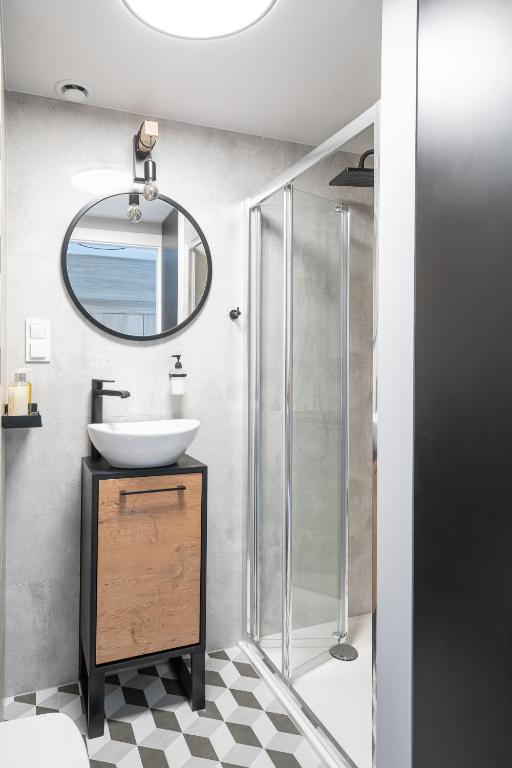 Kúpeľňa v ubytovaní RentPlanet - Apartamenty Zarembowicza