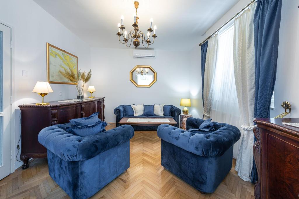 Posezení v ubytování Villa Ida