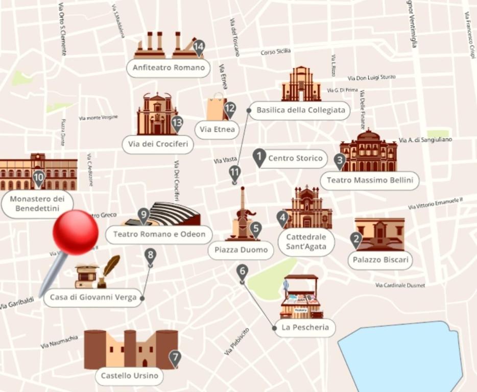 Fotografia z galérie ubytovania Casa Terra Sicula v Catanii