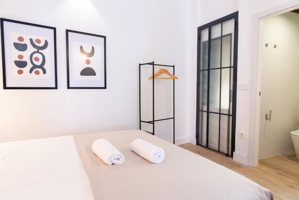 Postel nebo postele na pokoji v ubytování Tourist House Alfalfa