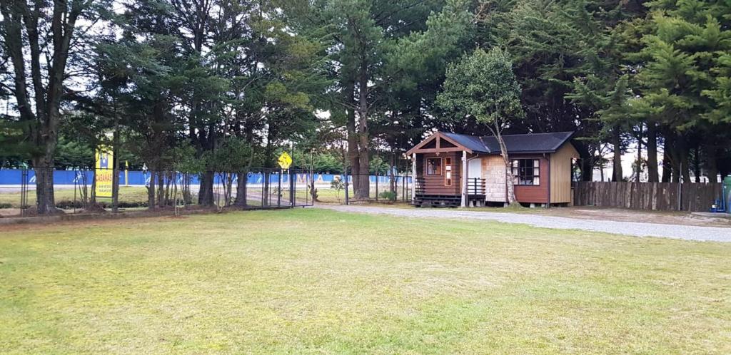 Zahrada ubytování HelChiloé Cabañas