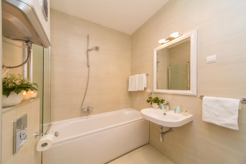 Kúpeľňa v ubytovaní Greystar Apartment Dubrovnik