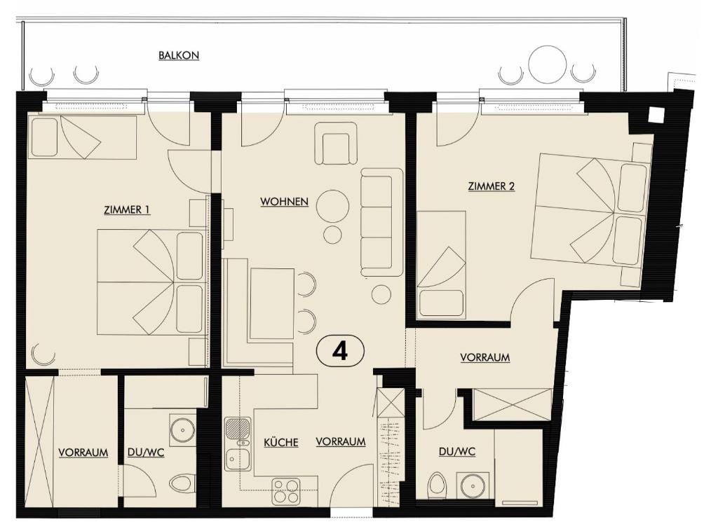 Belmont- Apartment Haus - 3 Room Apartment