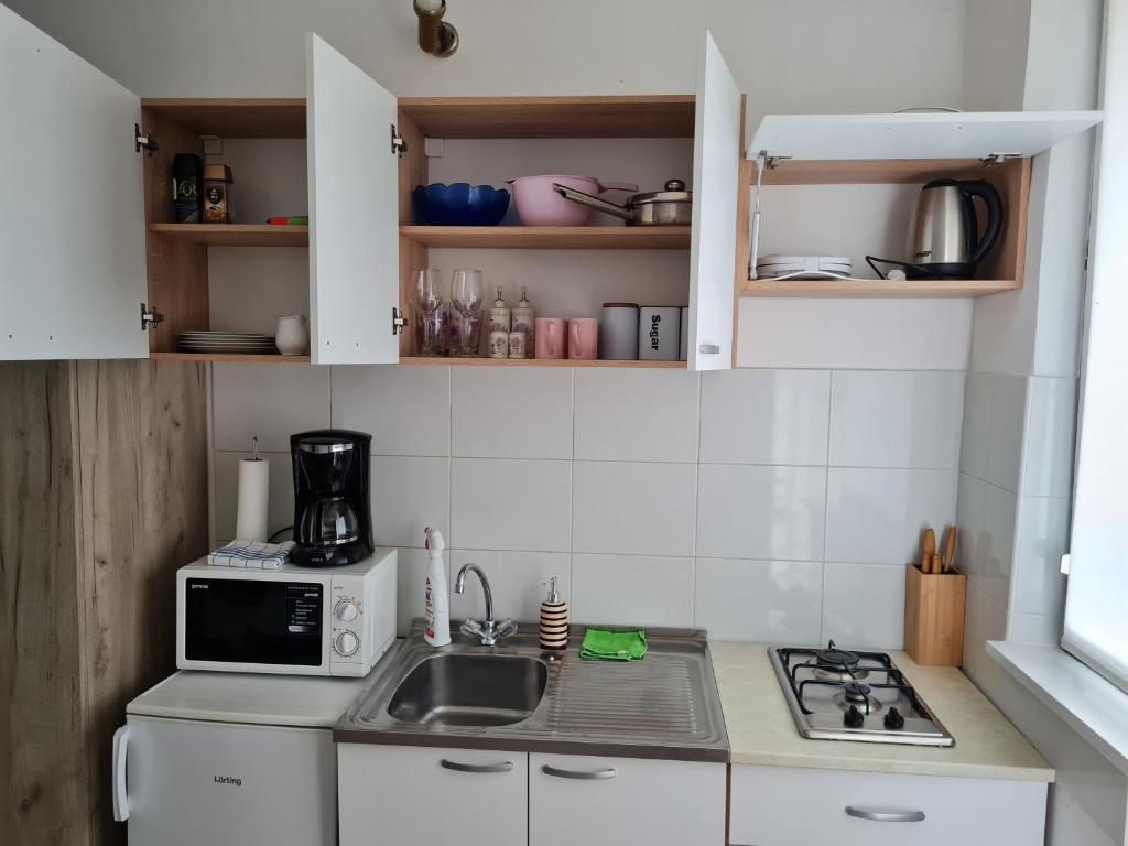 Kuchyňa alebo kuchynka v ubytovaní Apartment for two