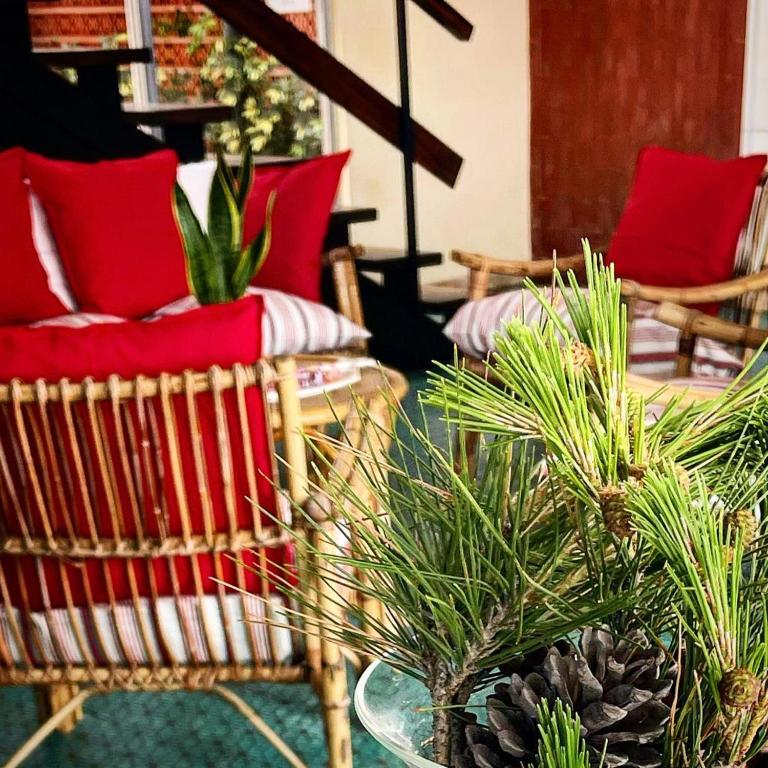 Posezení v ubytování Hotel La Scogliera