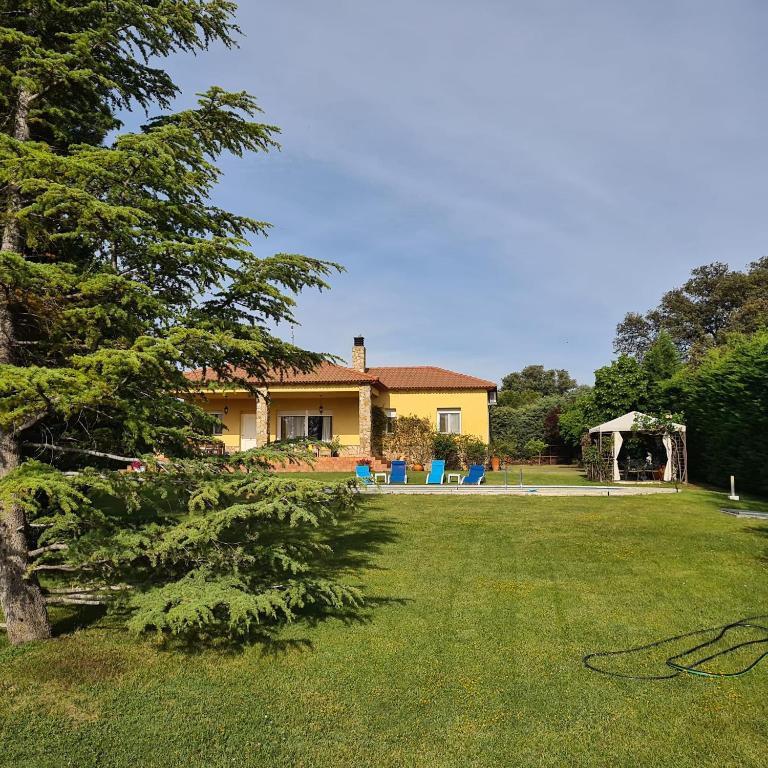 Vonkajšia záhrada v ubytovaní Villa Prana