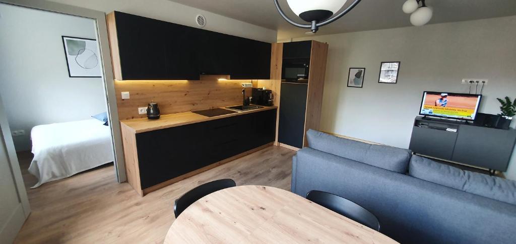 Majoituspaikan Apartament 710 keittiö tai keittotila