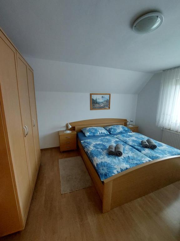 Postel nebo postele na pokoji v ubytování Apartmaji Vesna