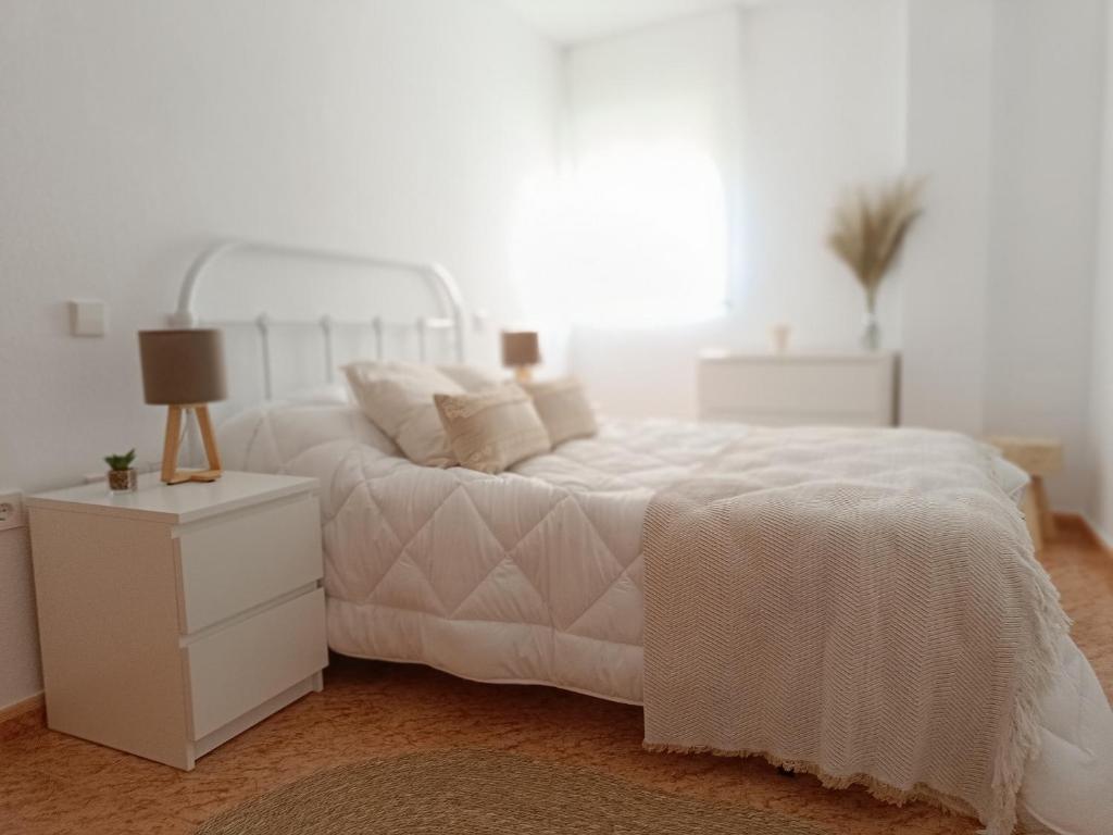 Postel nebo postele na pokoji v ubytování Casa Cumbremar