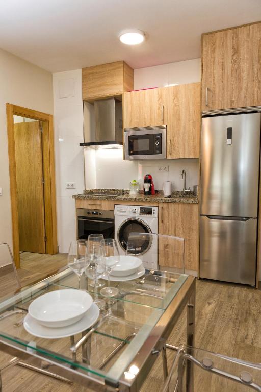 Kuchyňa alebo kuchynka v ubytovaní APARTAMENTOS ONNIGHT