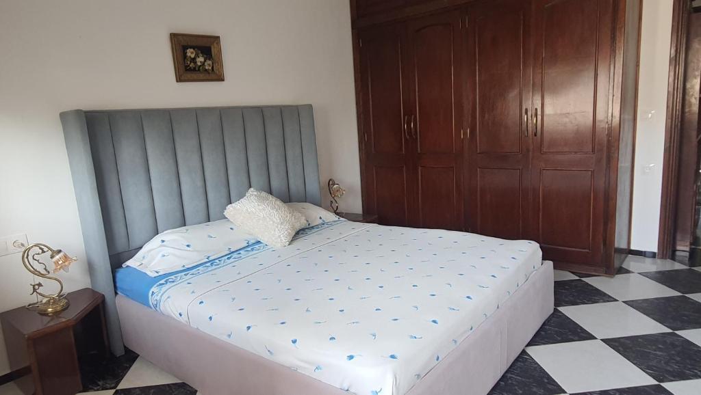 Postel nebo postele na pokoji v ubytování L'horizon bleu