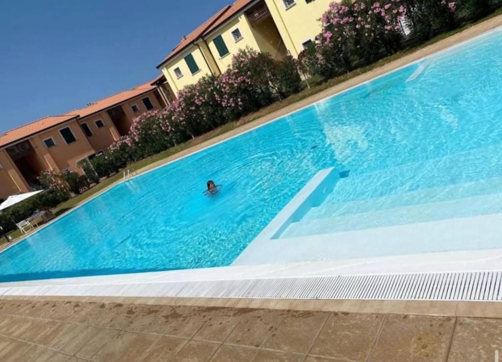 Basen w obiekcie Appartement Baia delle mimose H9 lub w pobliżu