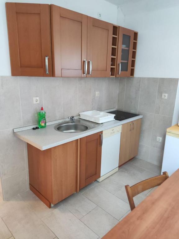 Kuchyňa alebo kuchynka v ubytovaní Apartment Dalma