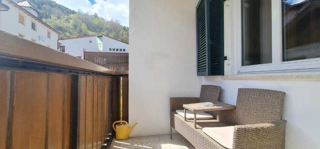 Nespecifikovaný výhled na hory nebo výhled na hory při pohledu z apartmánu