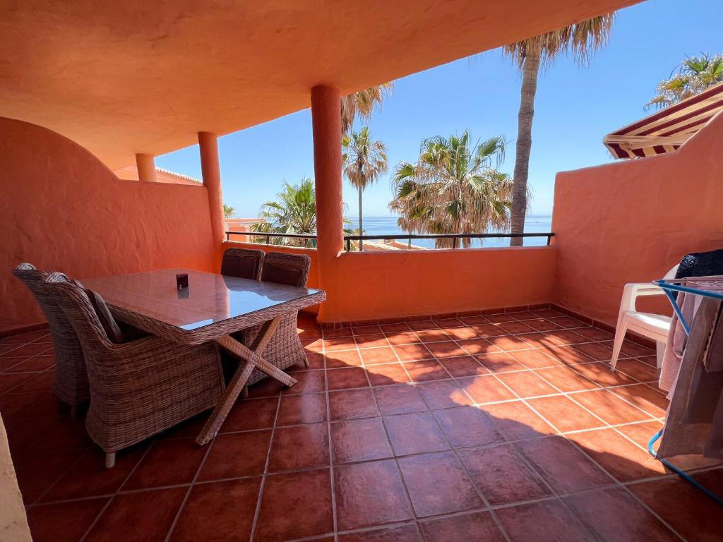 Balkon lub taras w obiekcie Luxury three bedroom apartment at Estepona
