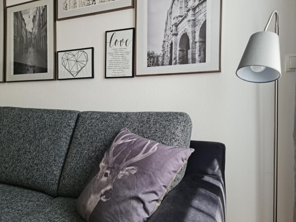 Posezení v ubytování Apartment Traube - Stelvio