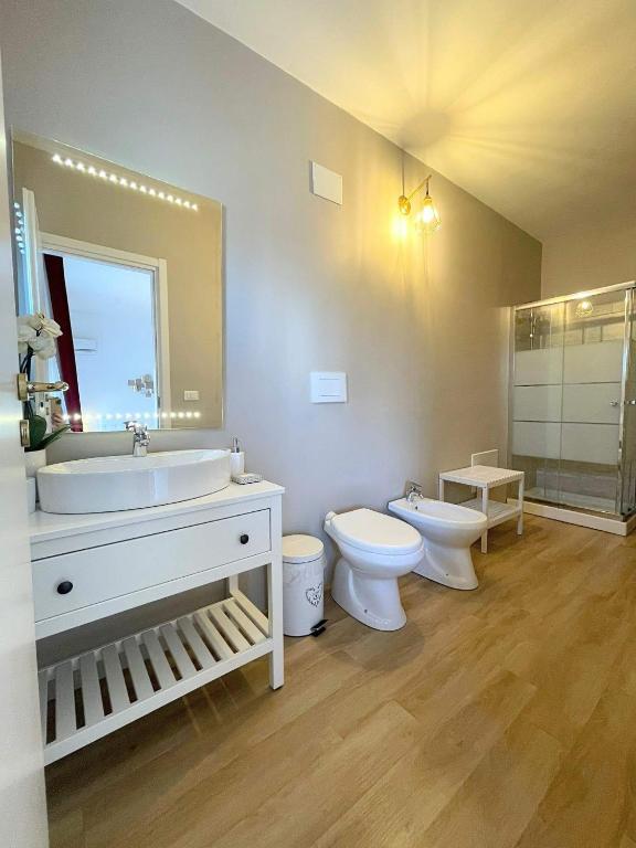 Koupelna v ubytování B&B Be Home